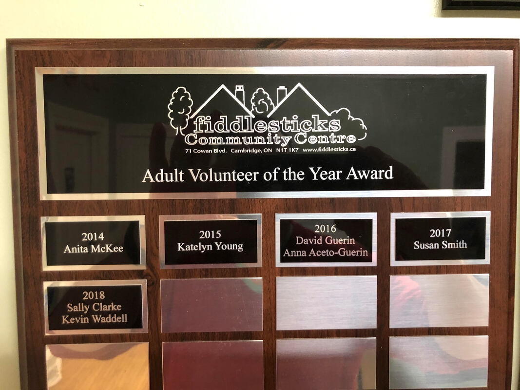 Fiddlesticks Adult Volunteer of the Year
